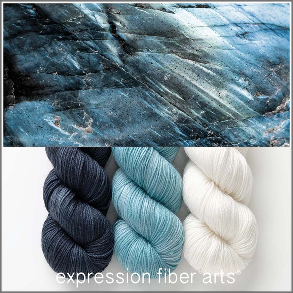 Blue Crystal Hues 'SINCERE' SOCK
