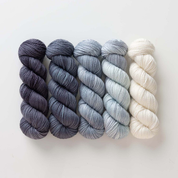Pre-Order Blue Lace Agate Hues 'BUTTERY' WORSTED KIT