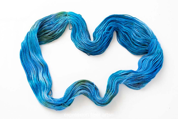 Caledonia Blue 'BUTTERY' WORSTED