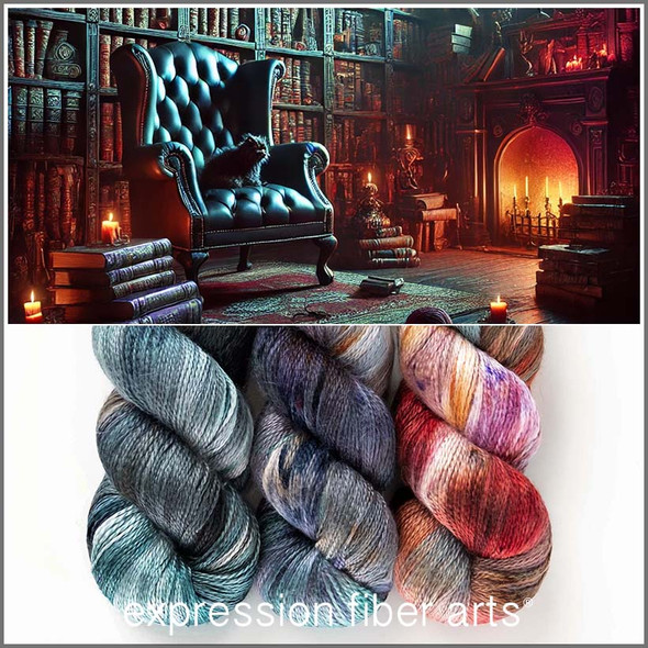 Cozy Evening Hues 'ALPACA SILK' LACE KIT