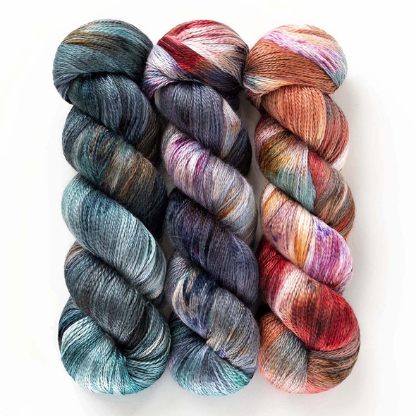 Cozy Evening Hues 'ALPACA SILK' LACE KIT
