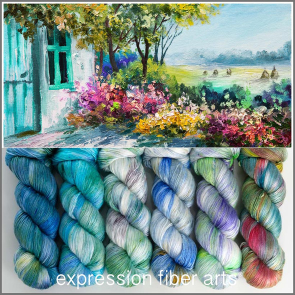 Pre-Order Garden Hues 'PEARLESCENT' FINGERING KIT
