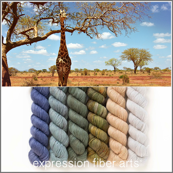 Golden Giraffe Hues 'FRONTIER' FINGERING KIT