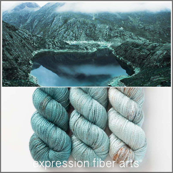 Pre-Order Lush Mountain Hues 'ALPACA SILK' LACE KIT