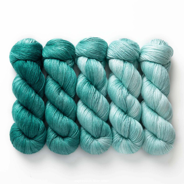 Sea Glass Hues 'PEARLESCENT' FINGERING KIT