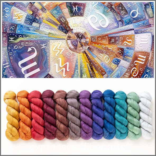 Pre-Order Solid Zodiac Hues 'YAK SILK' LACE KIT