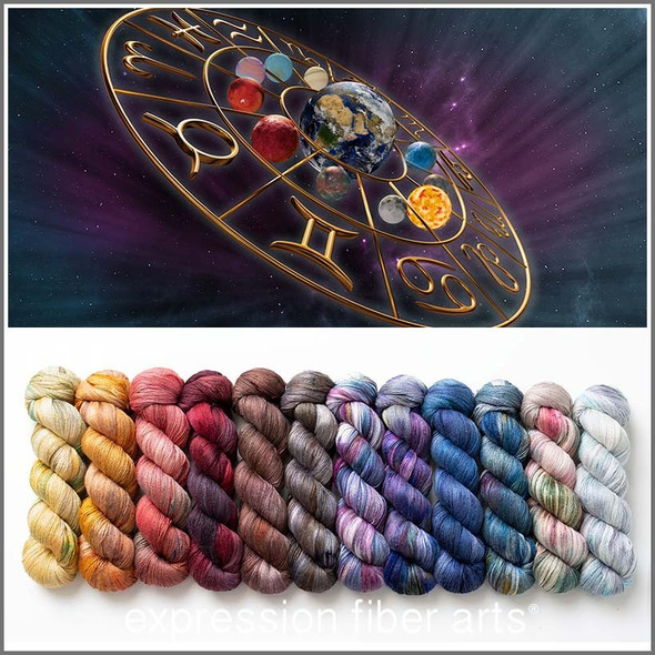Pre-Order Speckled Zodiac Hues 'YAK SILK' LACE KIT